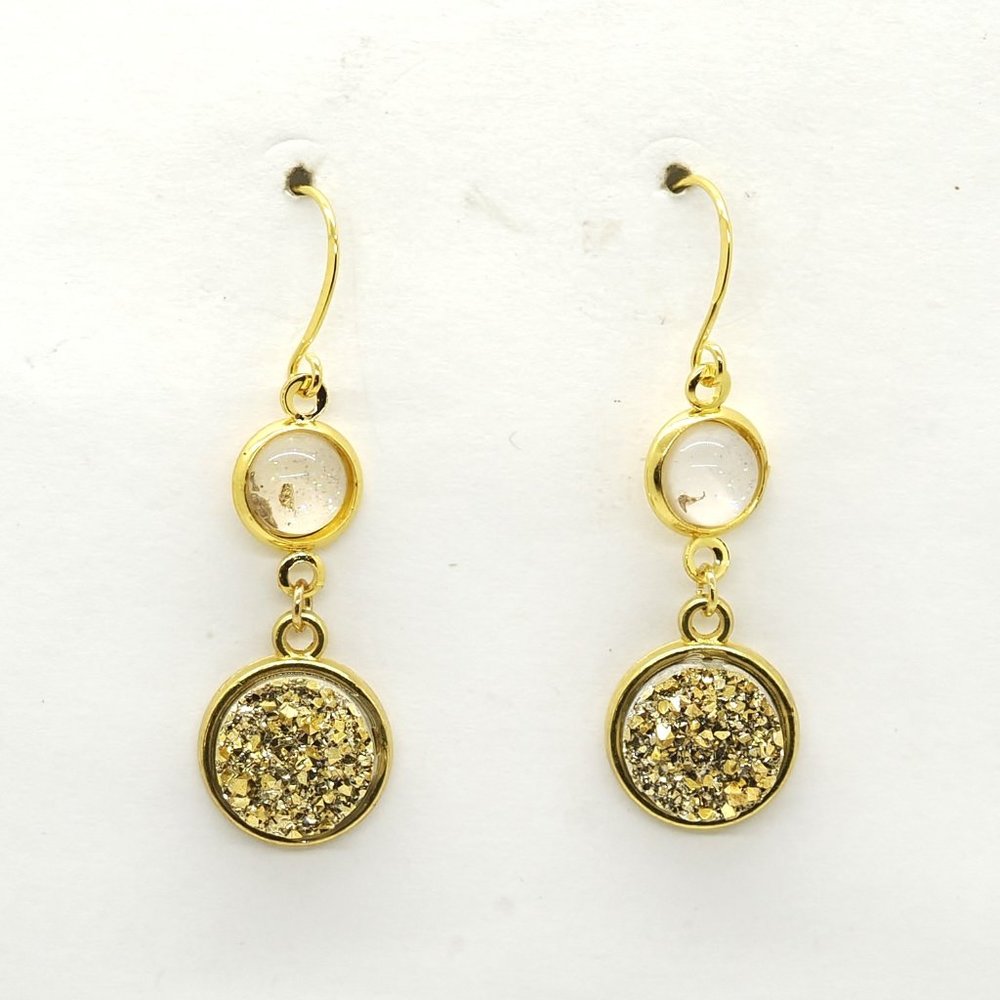 Gold Explosion Earrings